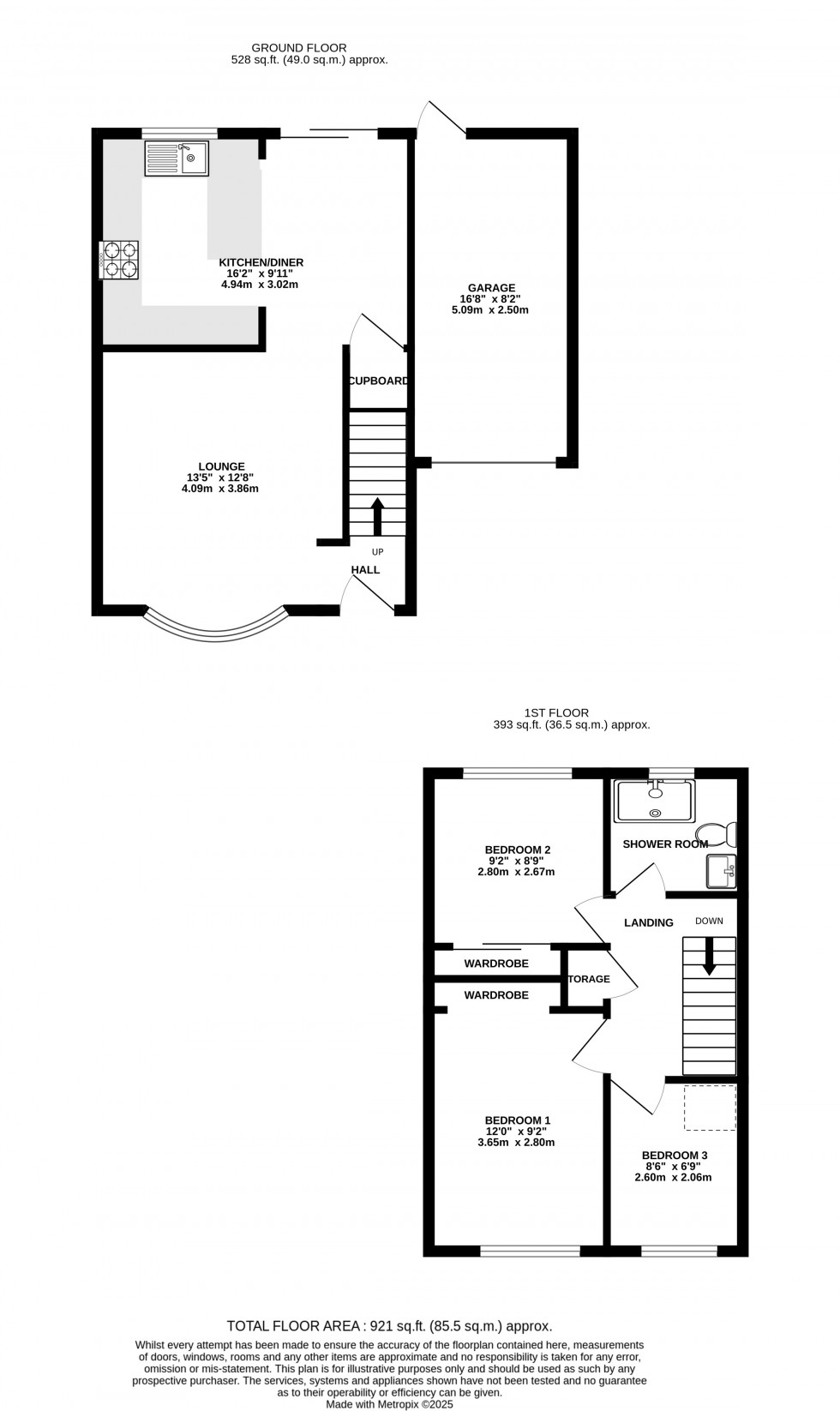Floorplan for Emily Road, Princes Park, Chatham, Kent ME5 7LF