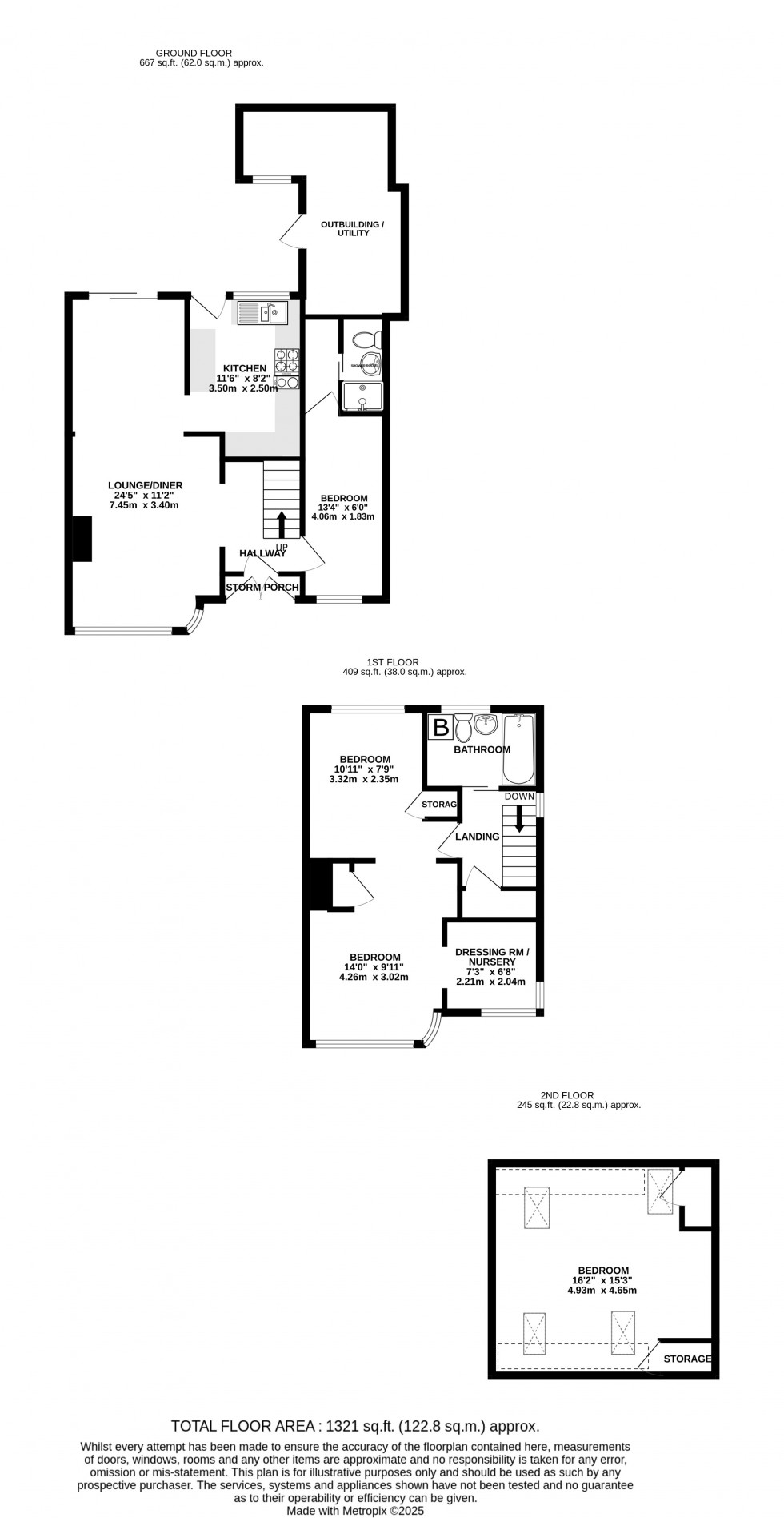 Floorplan for Carlton Crescent, Chatham, Kent ME5 7PH