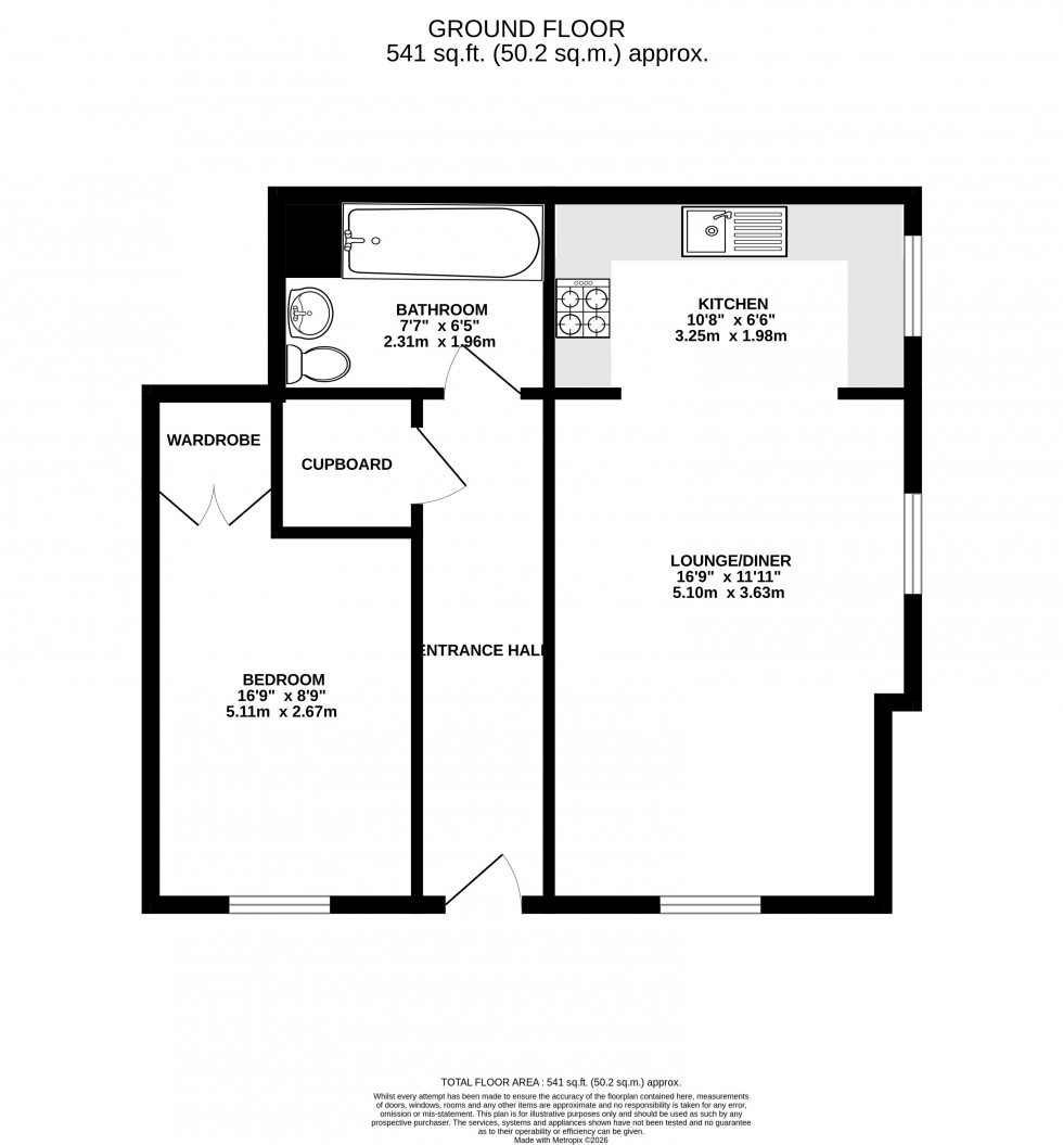Floorplan for Conqueror Drive, Gillingham, Kent ME7 2WP