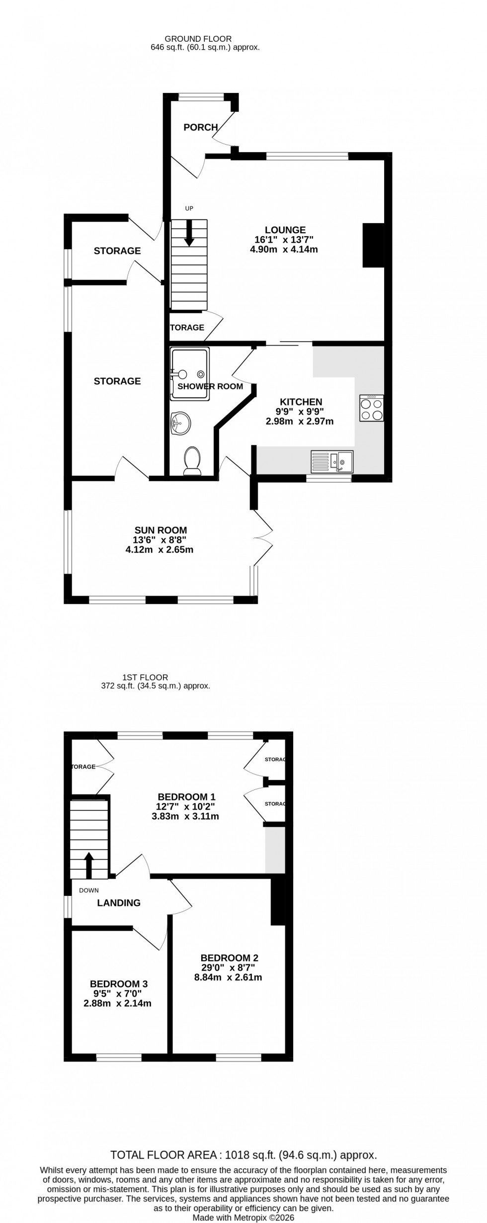 Floorplan for Haig Avenue, Chatham, Kent ME4 5UF