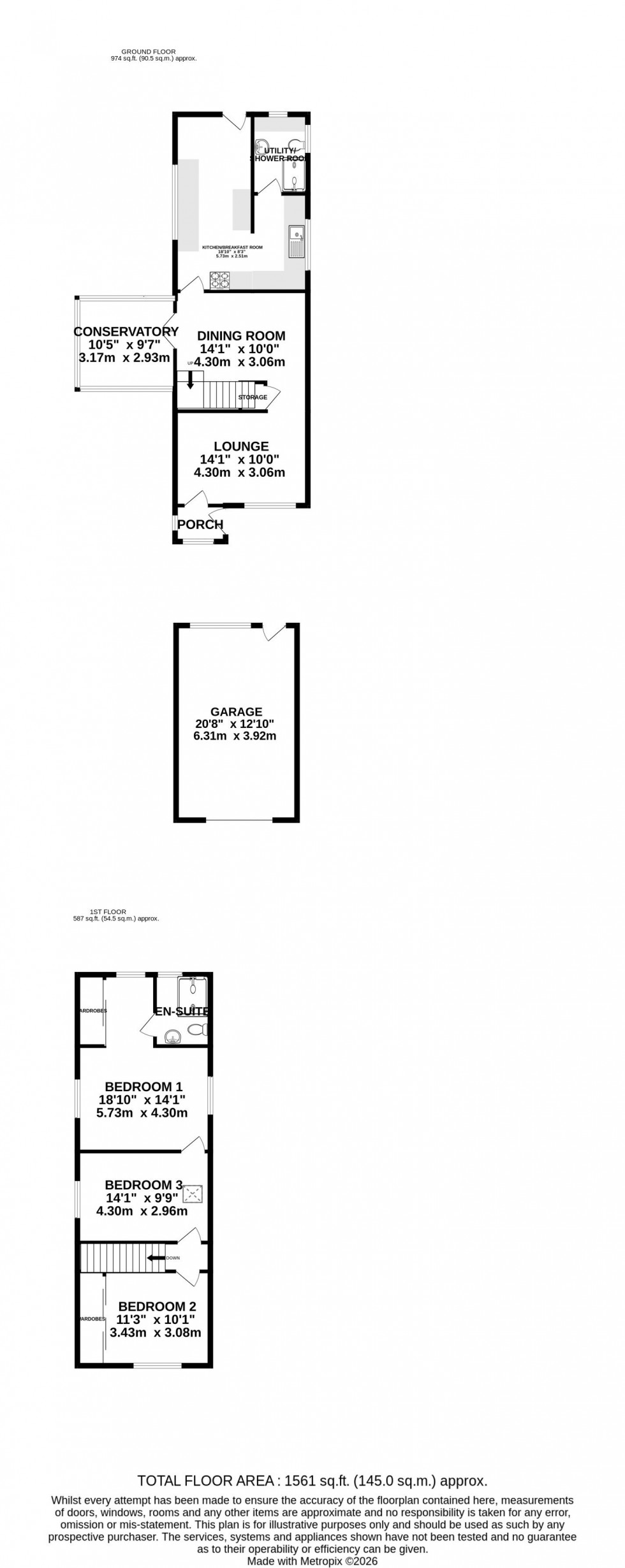 Floorplan for Nelson Road, Gillingham, Kent ME7 4LJ