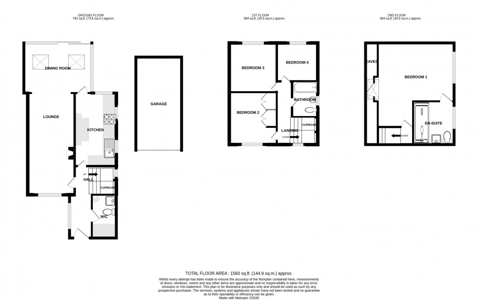 Floorplan for Holmoaks, Gillingham, Kent ME8 7DQ