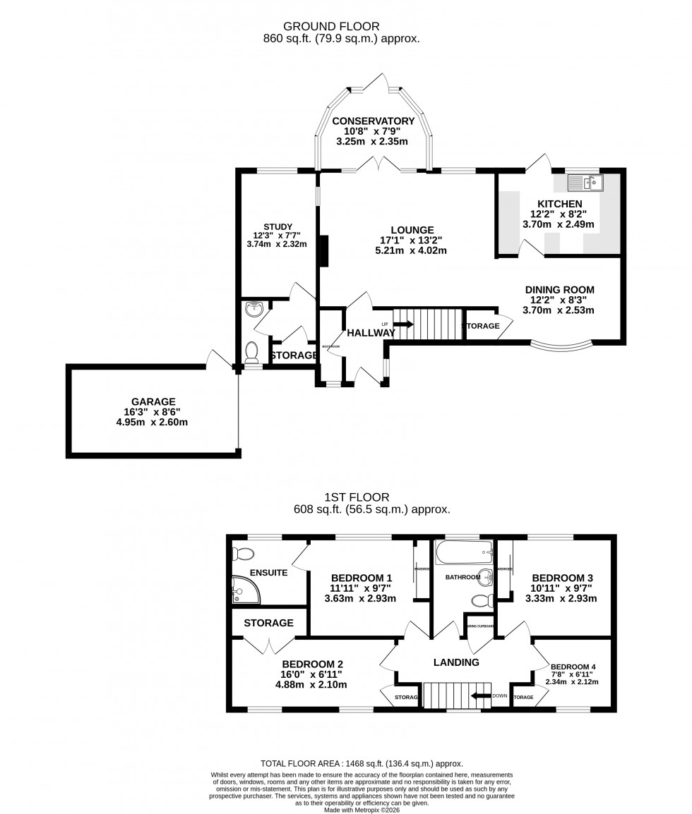Floorplan for Bronington Close, Princes Park, Chatham, Kent ME5 7RA