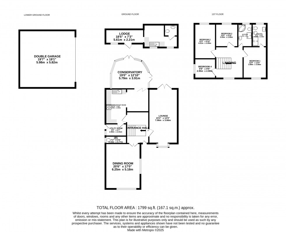 Floorplan for Lords Wood Lane, Lordswood, Kent ME5 8JU