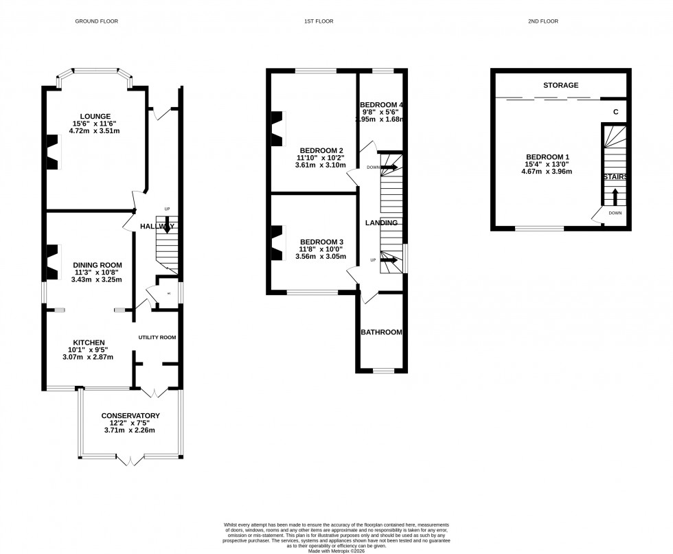 Floorplan for Canadian Avenue, Gillingham, Kent ME7 2DW