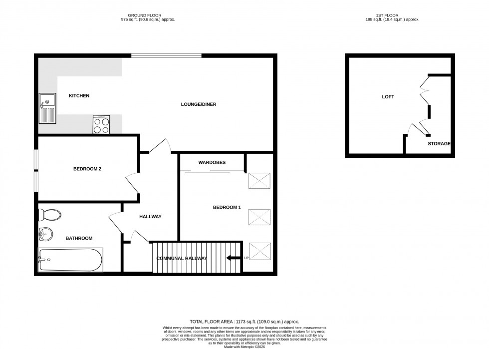 Floorplan for Conway Mews, Brompton, Gillingham, Kent ME7 5BD