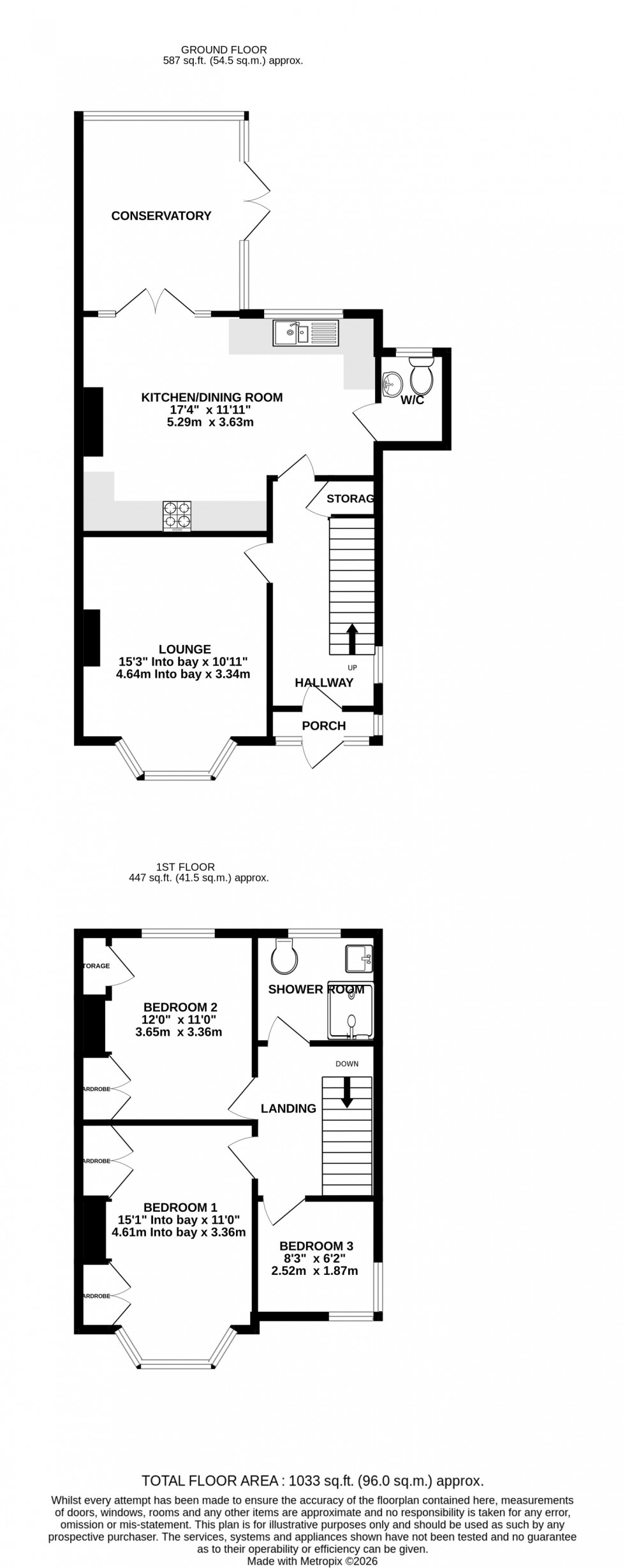 Floorplan for Danson Way, Rainham, Gillingham, Medway ME8 7ER