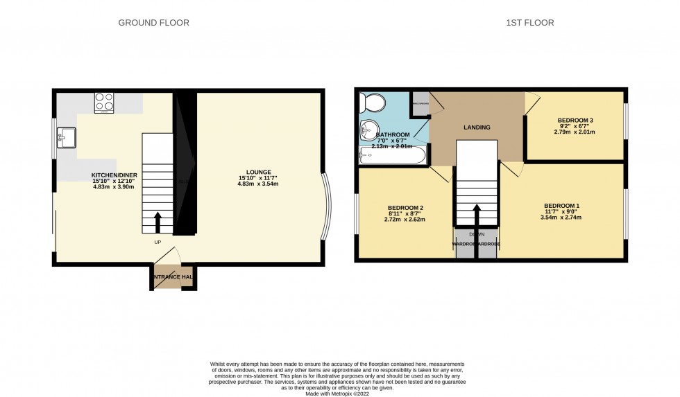 Floorplan for Timbertops, Lordswood, Chatham, Kent ME5 8XF