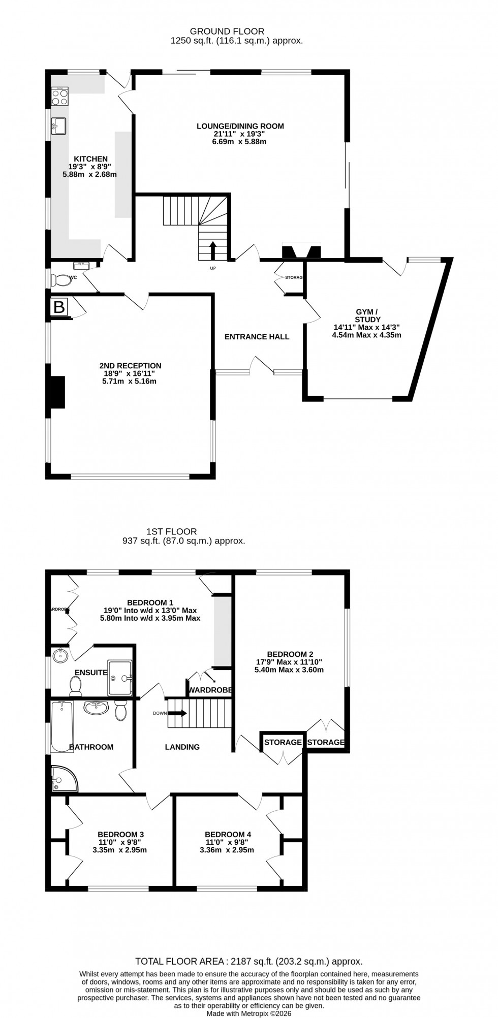 Floorplan for Chapel Lane, Hempstead, Gillingham, Kent ME7 3TD