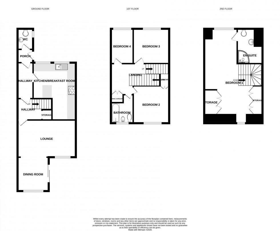 Floorplan for Kenyon Walk, Rainham, Gillingham, Kent ME8 0RQ