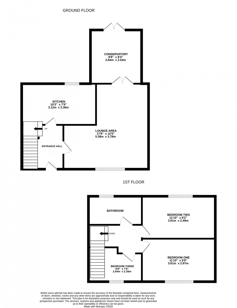 Floorplan for Copperfield Road, Rochester, Kent ME1 2JB
